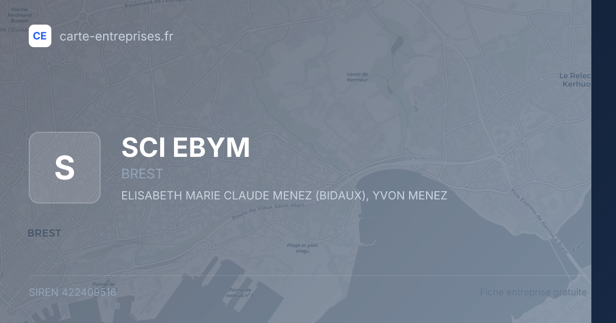 SCI EBYM — 422409516 — fiche entreprise