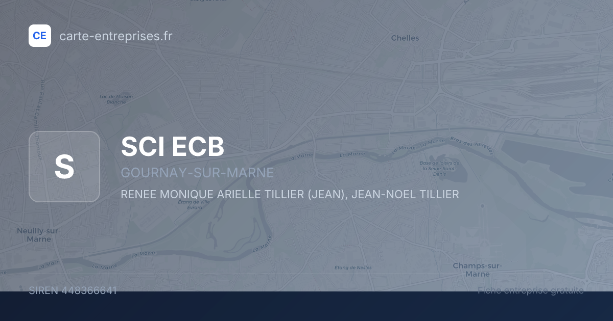 SCI ECB — 448366641 — fiche entreprise
