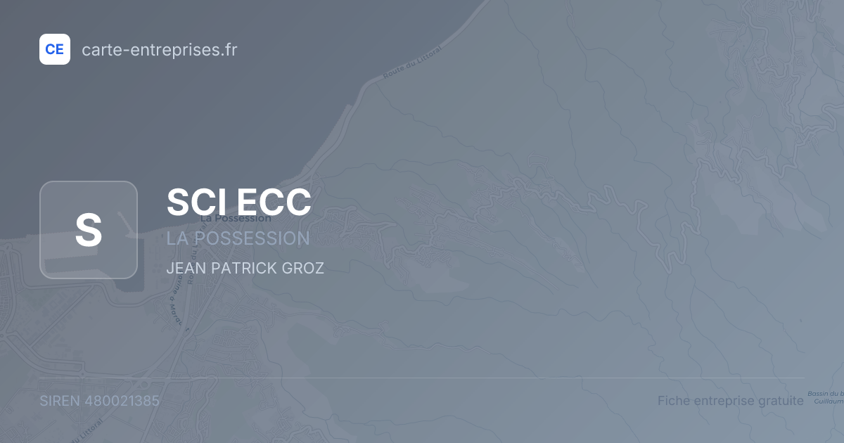 SCI ECC — 480021385 — fiche entreprise