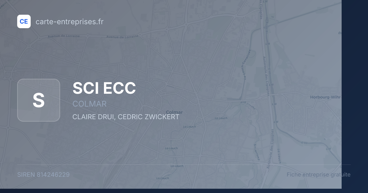 SCI ECC — 814246229 — fiche entreprise
