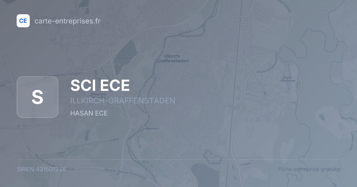 SCI ECE — 431501238 — fiche entreprise