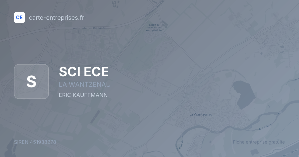SCI ECE — 451938278 — fiche entreprise