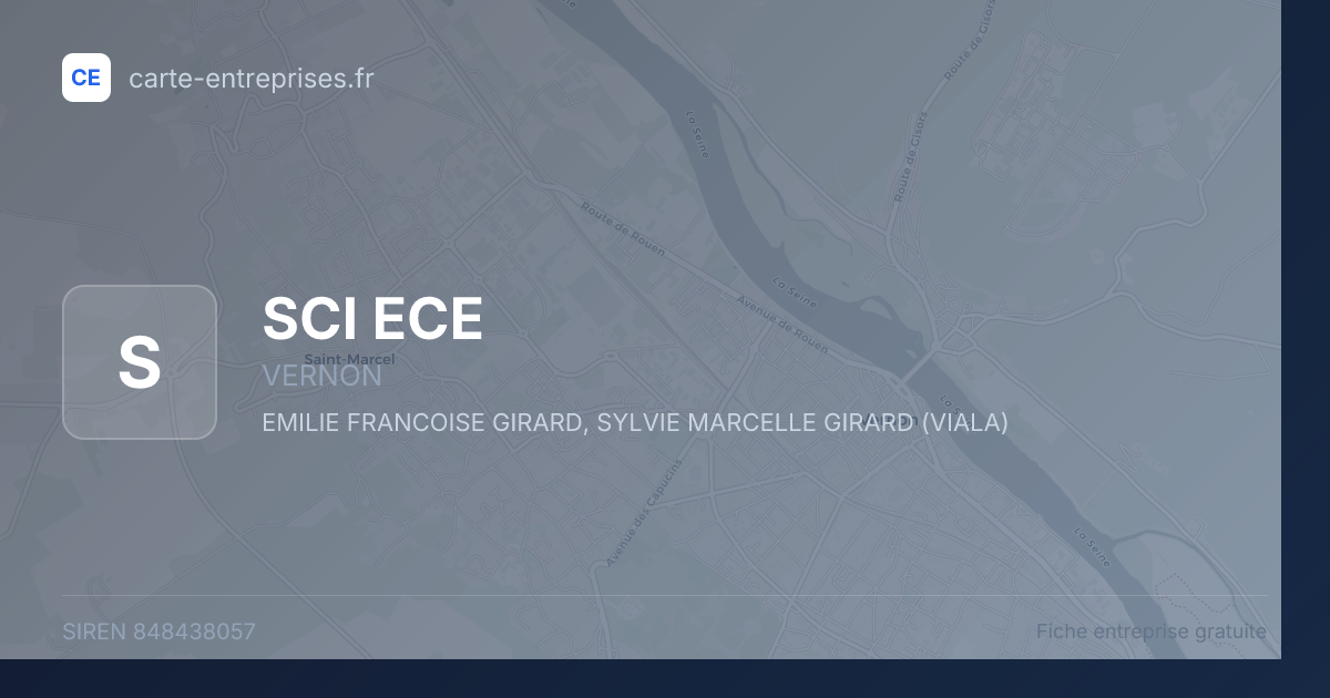 SCI ECE — 848438057 — fiche entreprise