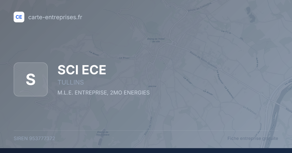SCI ECE — 953777372 — fiche entreprise