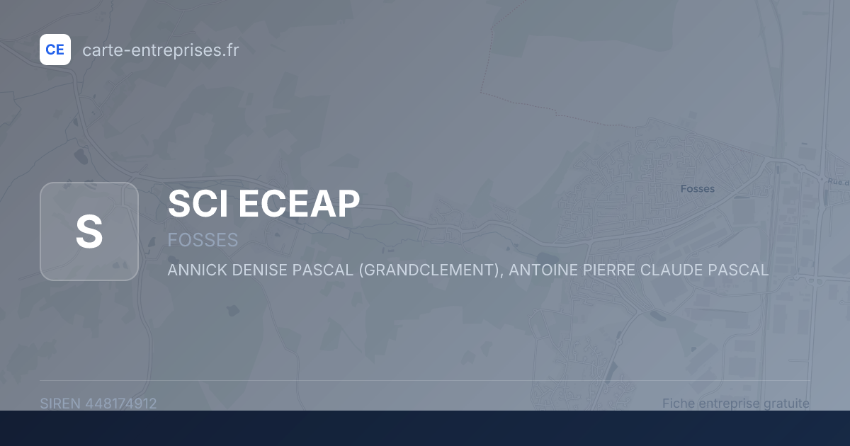 SCI ECEAP — 448174912 — fiche entreprise