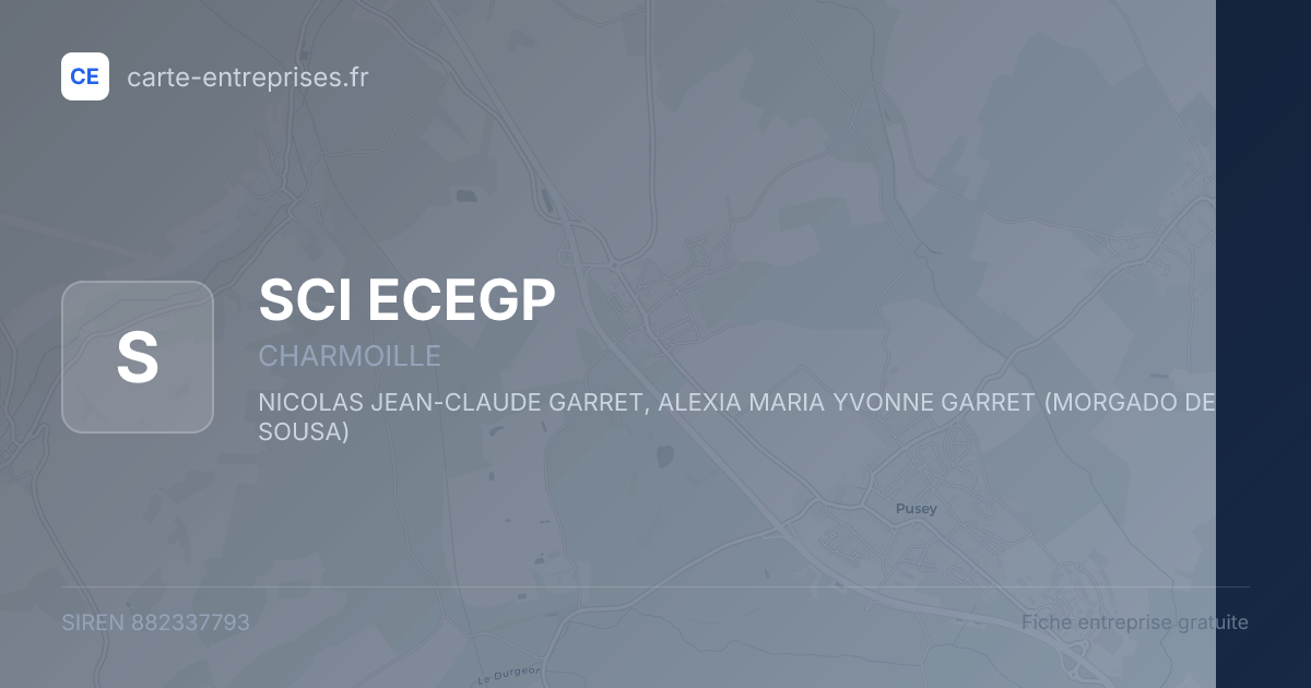 SCI ECEGP — 882337793 — fiche entreprise