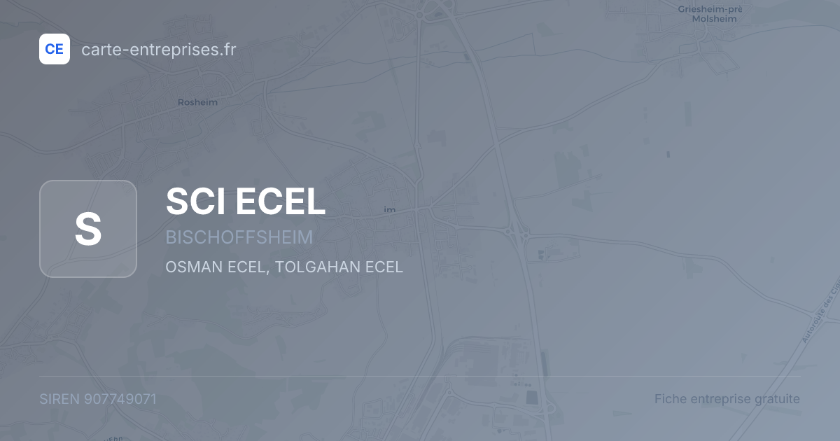 SCI ECEL — 907749071 — fiche entreprise