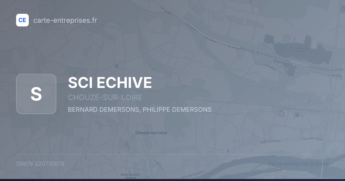 SCI ECHIVE — 320710676 — fiche entreprise