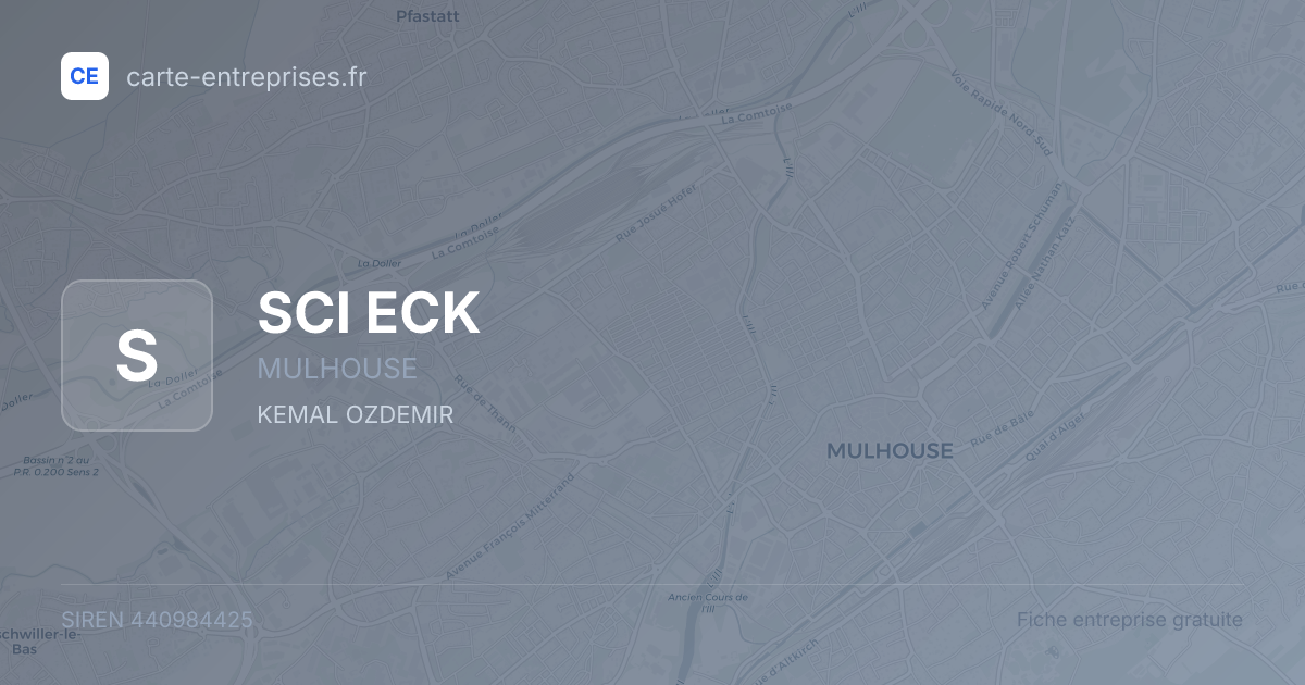 SCI ECK — 440984425 — fiche entreprise