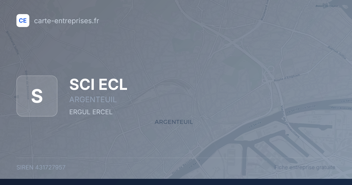 SCI ECL — 431727957 — fiche entreprise