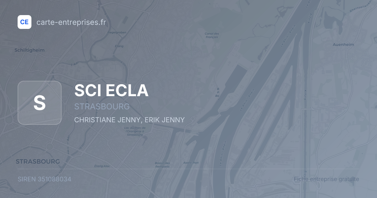SCI ECLA — 351088034 — fiche entreprise