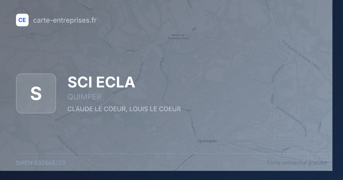 SCI ECLA — 532668720 — fiche entreprise