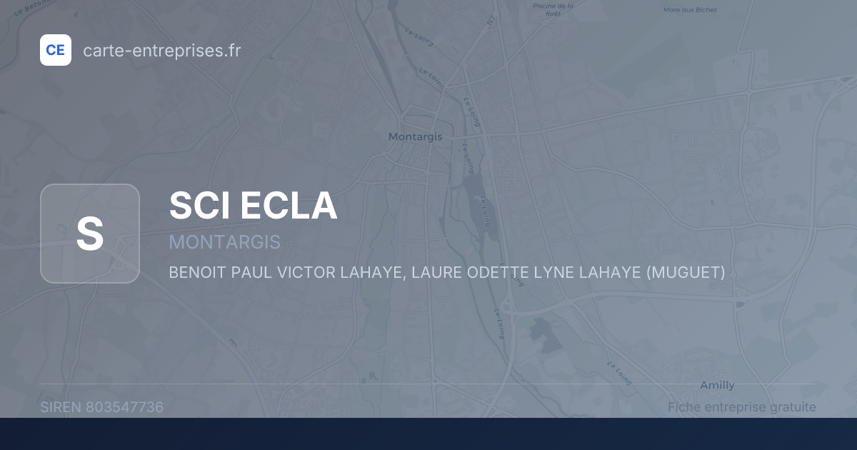 SCI ECLA — 803547736 — fiche entreprise