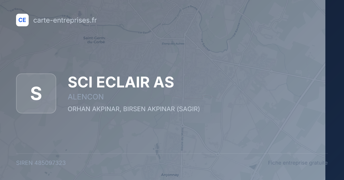 SCI ECLAIR AS — 485097323 — fiche entreprise