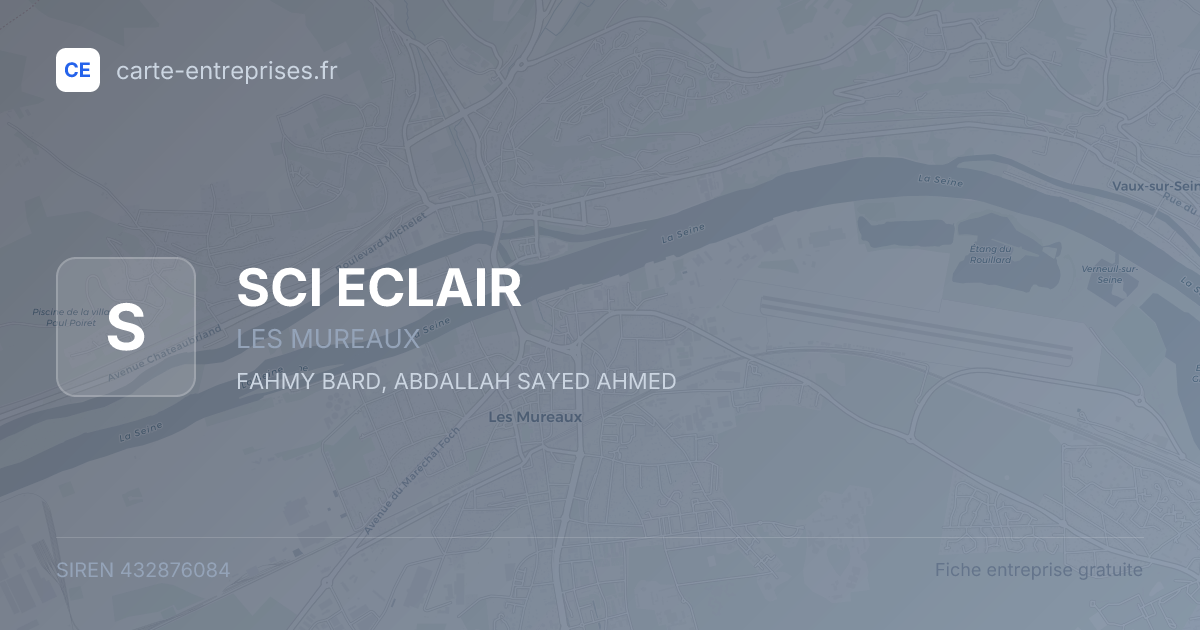 SCI ECLAIR — 432876084 — fiche entreprise
