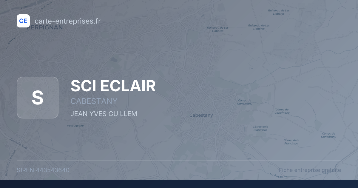 SCI ECLAIR — 443543640 — fiche entreprise