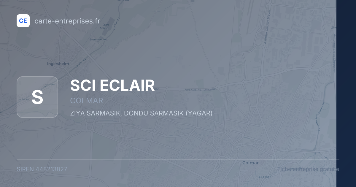 SCI ECLAIR — 448213827 — fiche entreprise