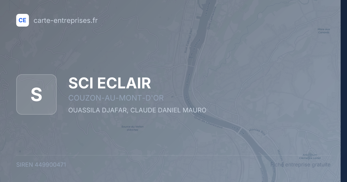 SCI ECLAIR — 449900471 — fiche entreprise