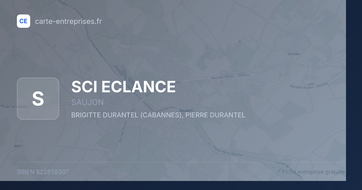 SCI ECLANCE — 522858307 — fiche entreprise