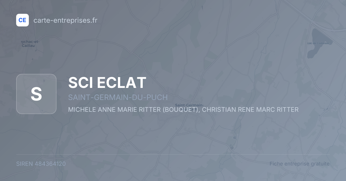 SCI ECLAT — 484364120 — fiche entreprise