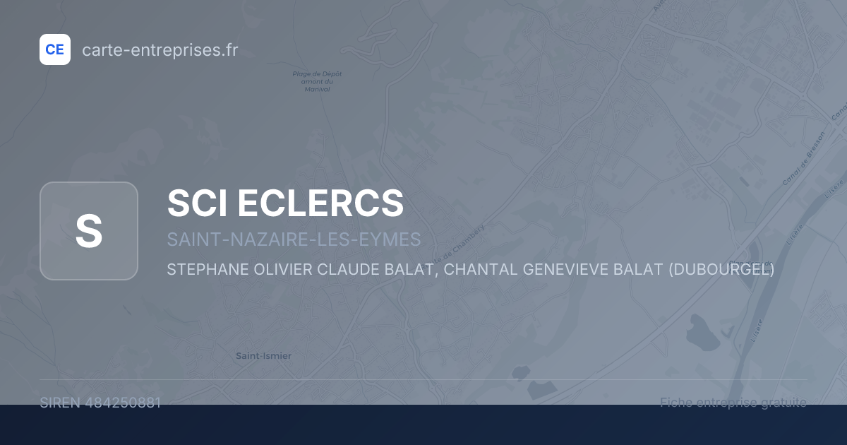 SCI ECLERCS — 484250881 — fiche entreprise