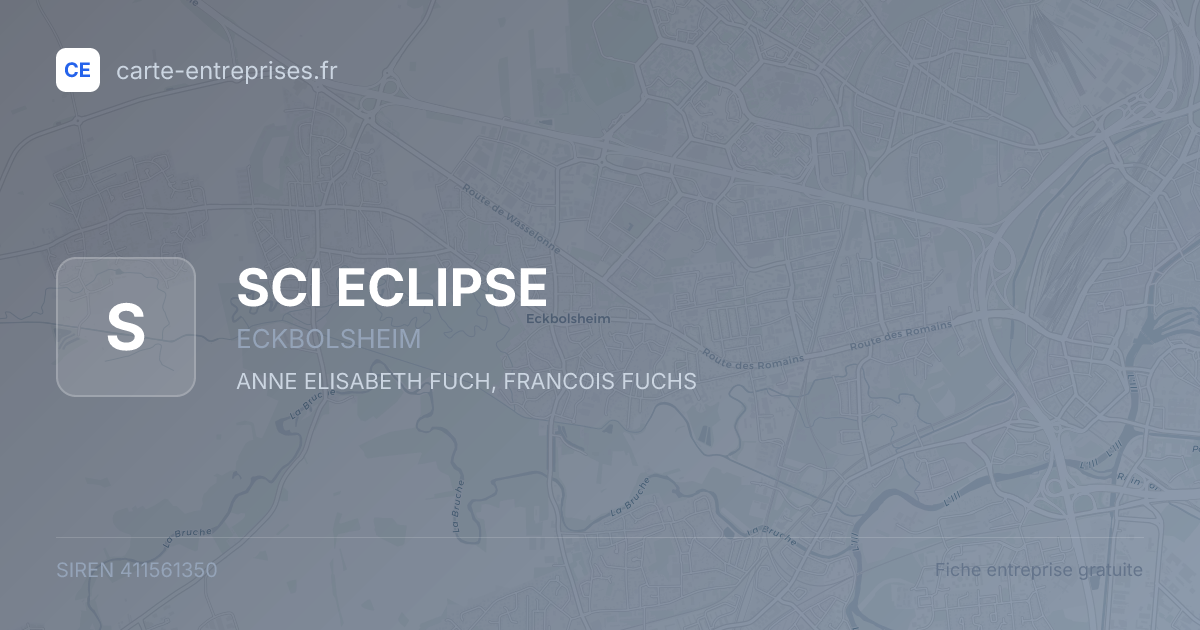 SCI ECLIPSE — 411561350 — fiche entreprise