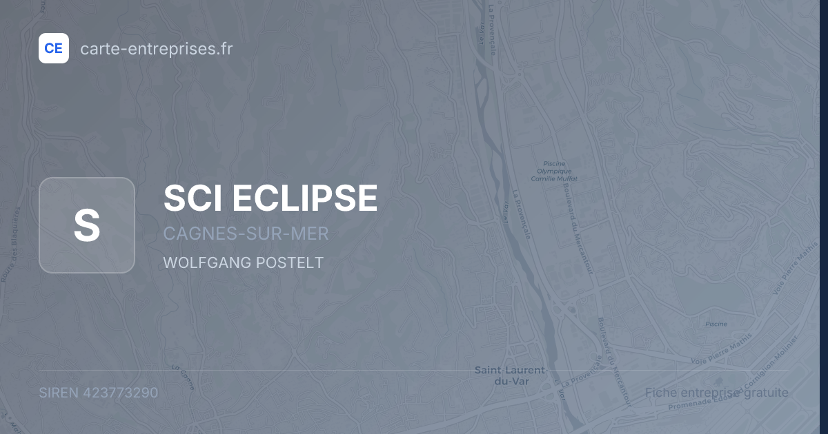 SCI ECLIPSE — 423773290 — fiche entreprise