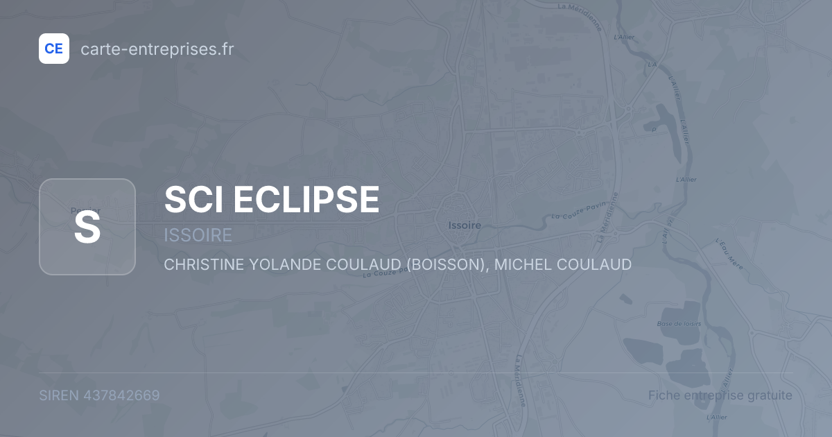 SCI ECLIPSE — 437842669 — fiche entreprise