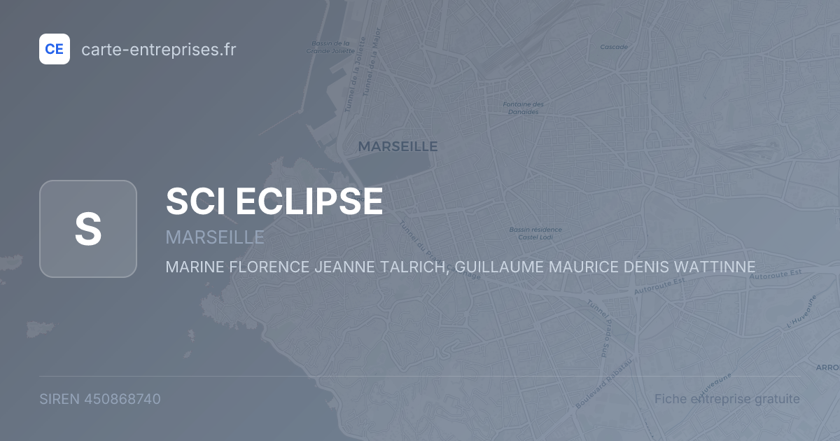 SCI ECLIPSE — 450868740 — fiche entreprise