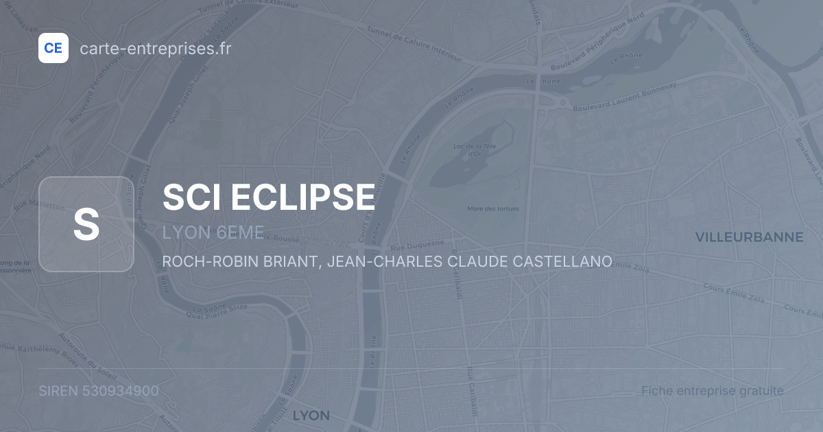 SCI ECLIPSE — 530934900 — fiche entreprise
