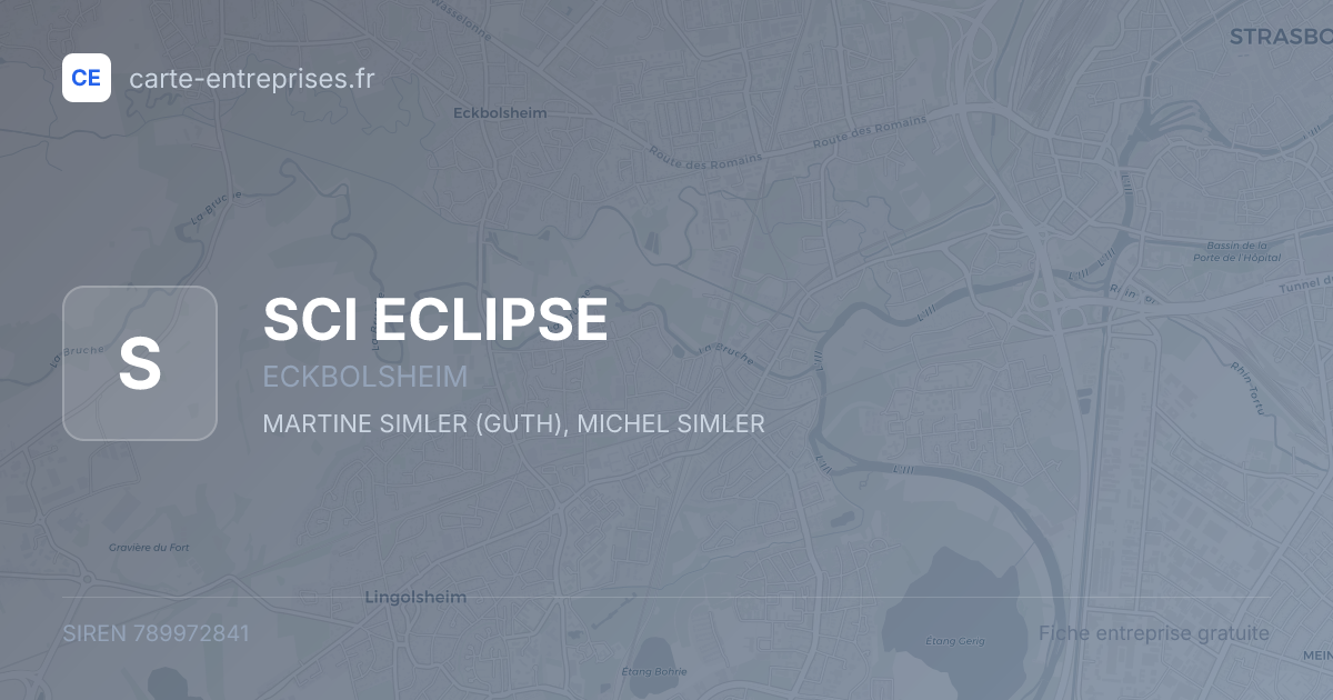 SCI ECLIPSE — 789972841 — fiche entreprise