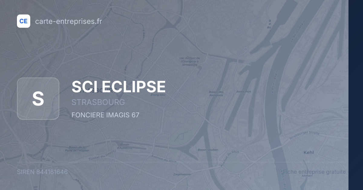 SCI ECLIPSE — 844161646 — fiche entreprise