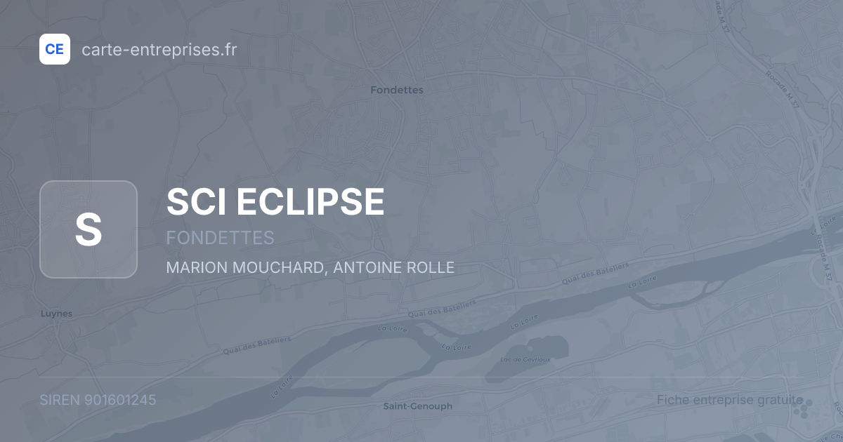 SCI ECLIPSE — 901601245 — fiche entreprise