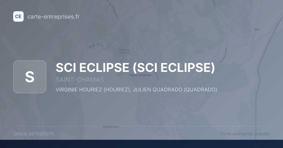 SCI ECLIPSE — 987690575 — fiche entreprise