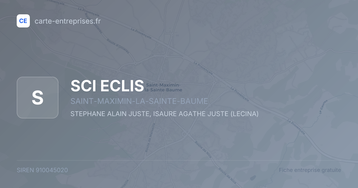 SCI ECLIS — 910045020 — fiche entreprise