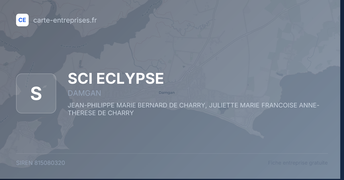 SCI ECLYPSE — 815080320 — fiche entreprise