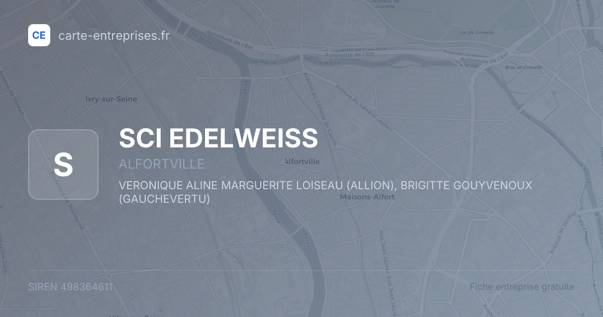 SCI EDELWEISS — 498364611 — fiche entreprise