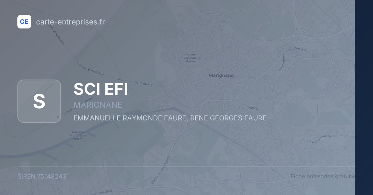 SCI EFI — 751482431 — fiche entreprise