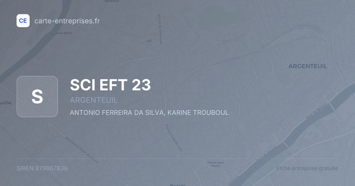 SCI EFT 23 — 879867836 — fiche entreprise