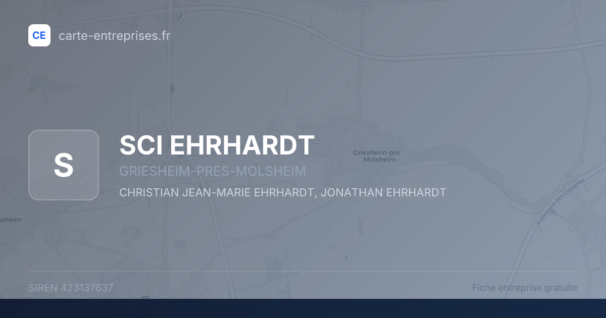 SCI EHRHARDT — 423137637 — fiche entreprise