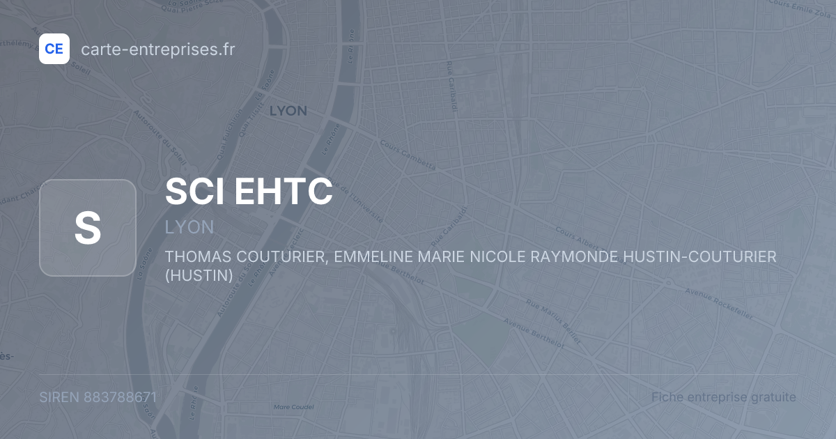 SCI EHTC — 883788671 — fiche entreprise