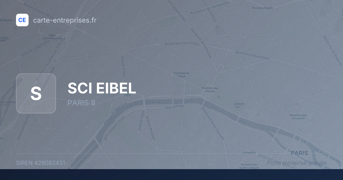 SCI EIBEL — 429082431 — fiche entreprise