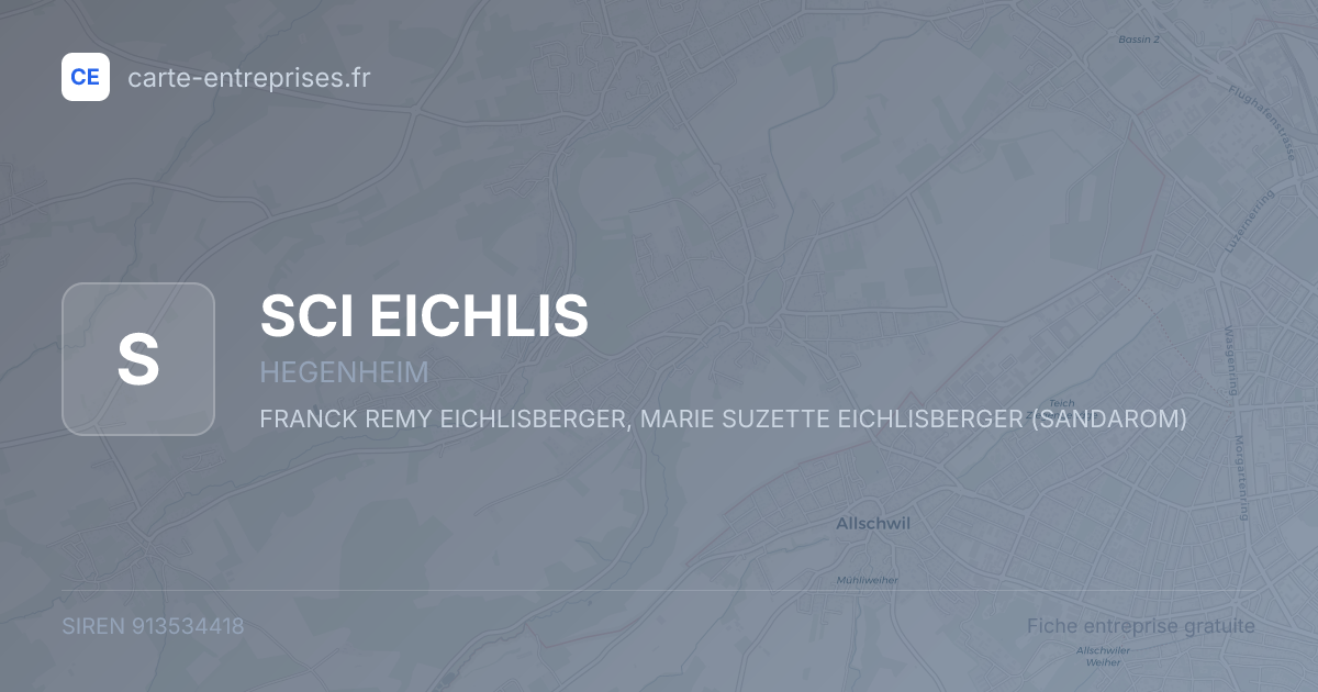 SCI EICHLIS — 913534418 — fiche entreprise