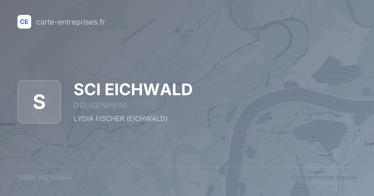 SCI EICHWALD — 352566442 — fiche entreprise