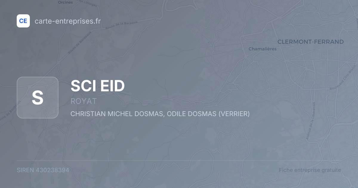 SCI EID — 430238394 — fiche entreprise