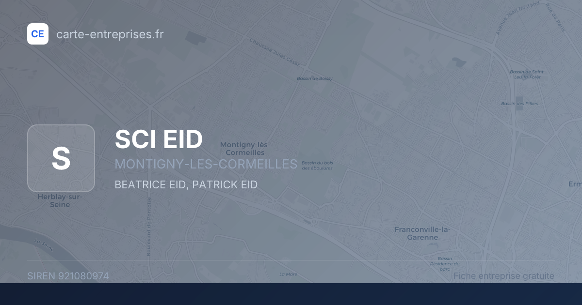 SCI EID — 921080974 — fiche entreprise