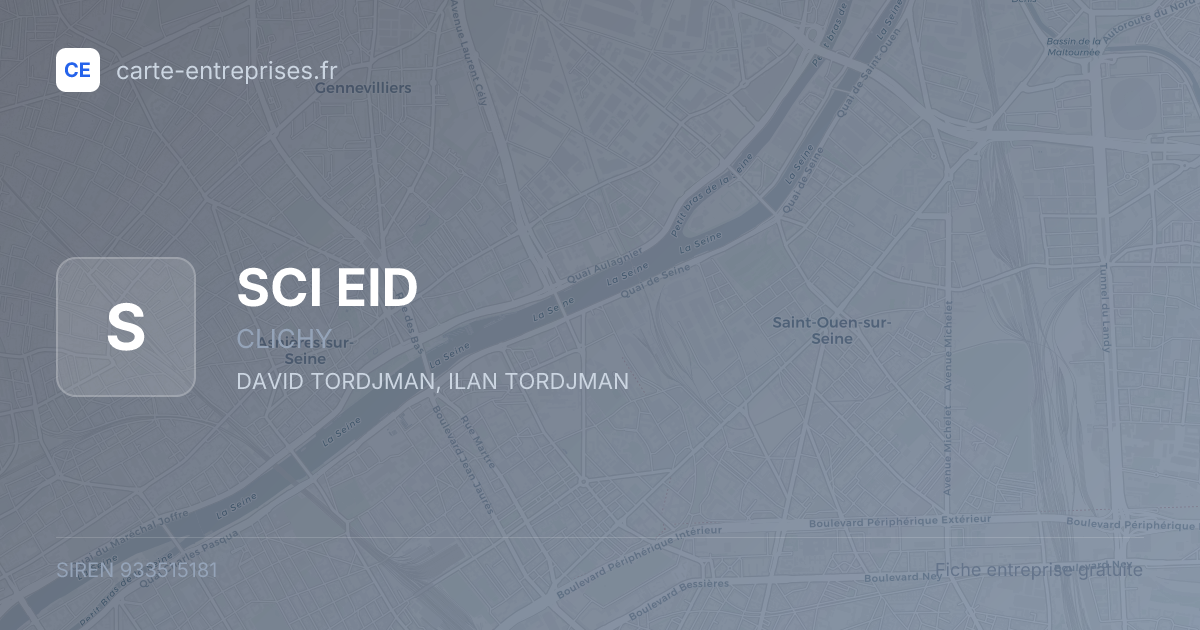 SCI EID — 933515181 — fiche entreprise