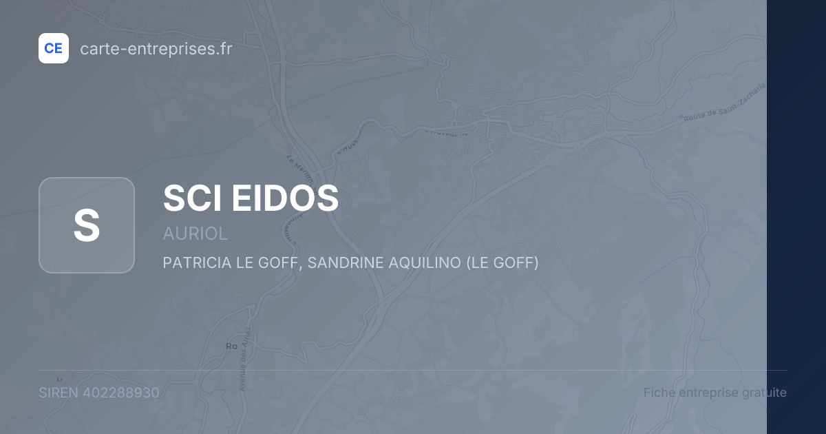 SCI EIDOS — 402288930 — fiche entreprise