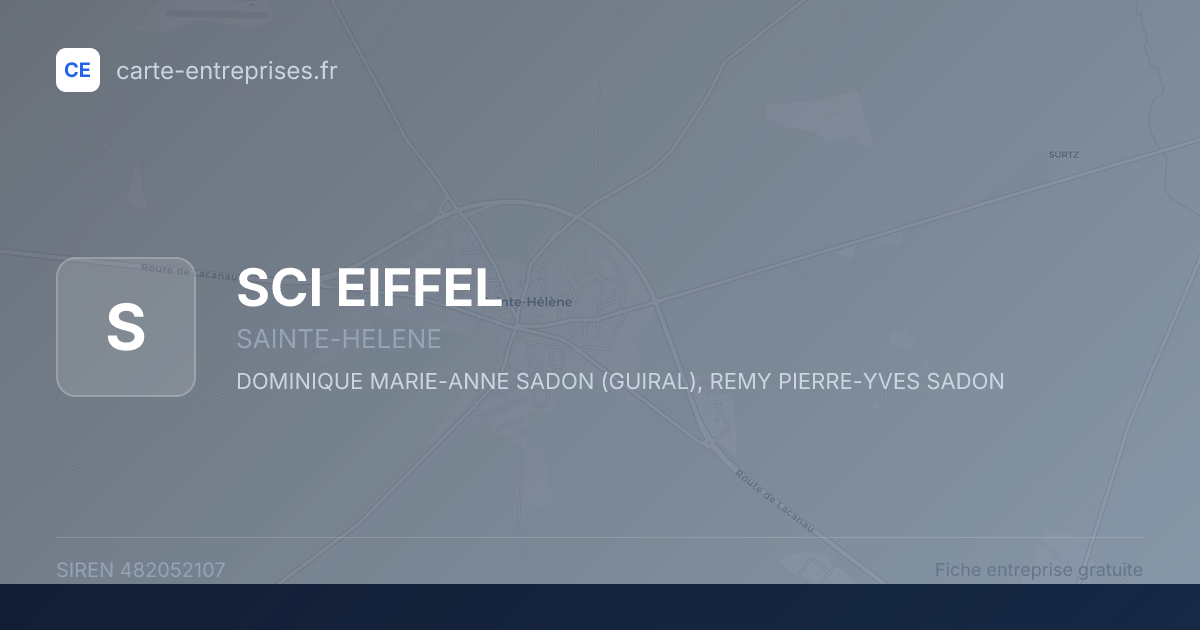 SCI EIFFEL — 482052107 — fiche entreprise