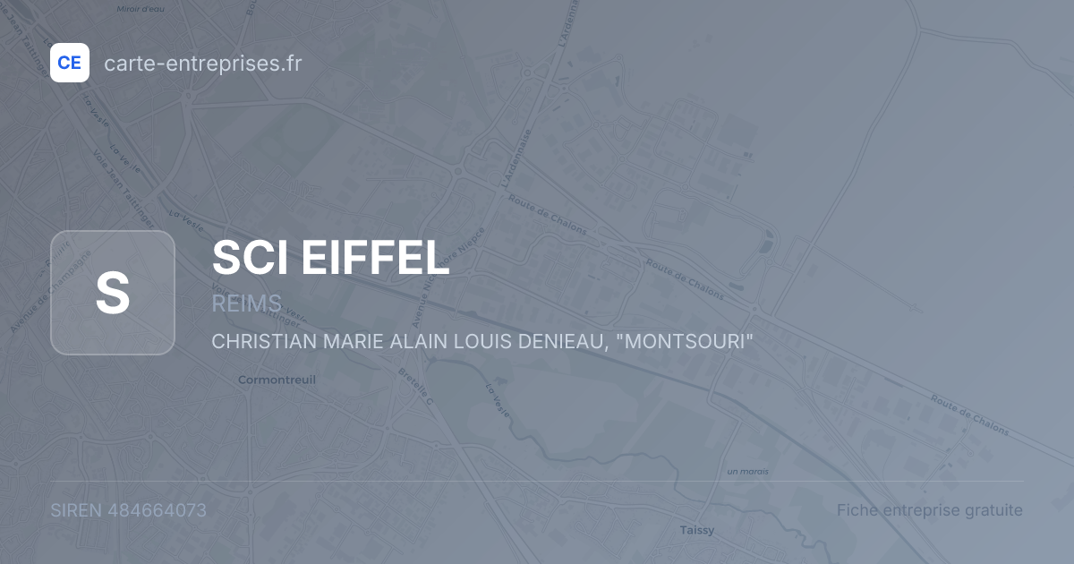 SCI EIFFEL — 484664073 — fiche entreprise